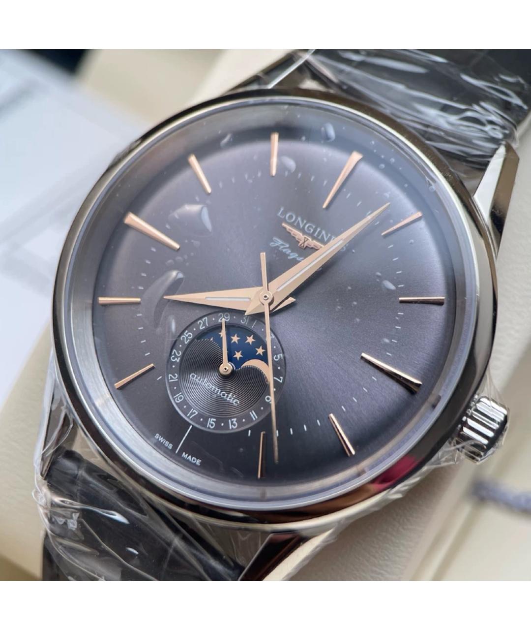 LONGINES Серебряные металлические часы, фото 2