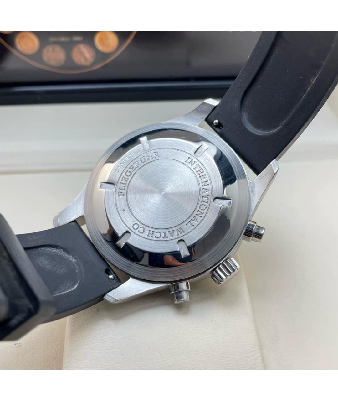 IWC Синие металлические часы, фото 4
