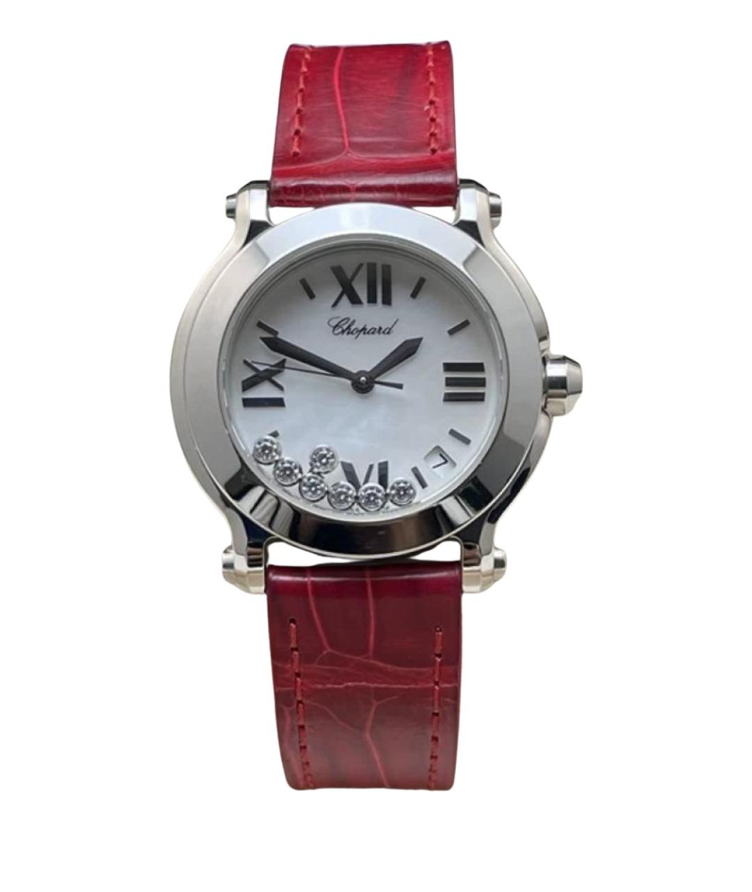 CHOPARD Белые металлические часы, фото 1