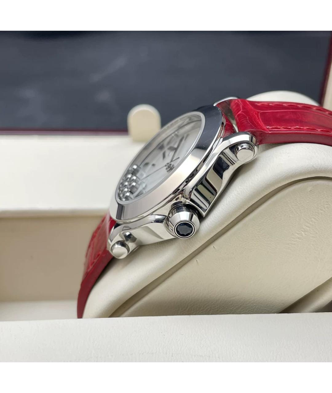 CHOPARD Белые металлические часы, фото 5