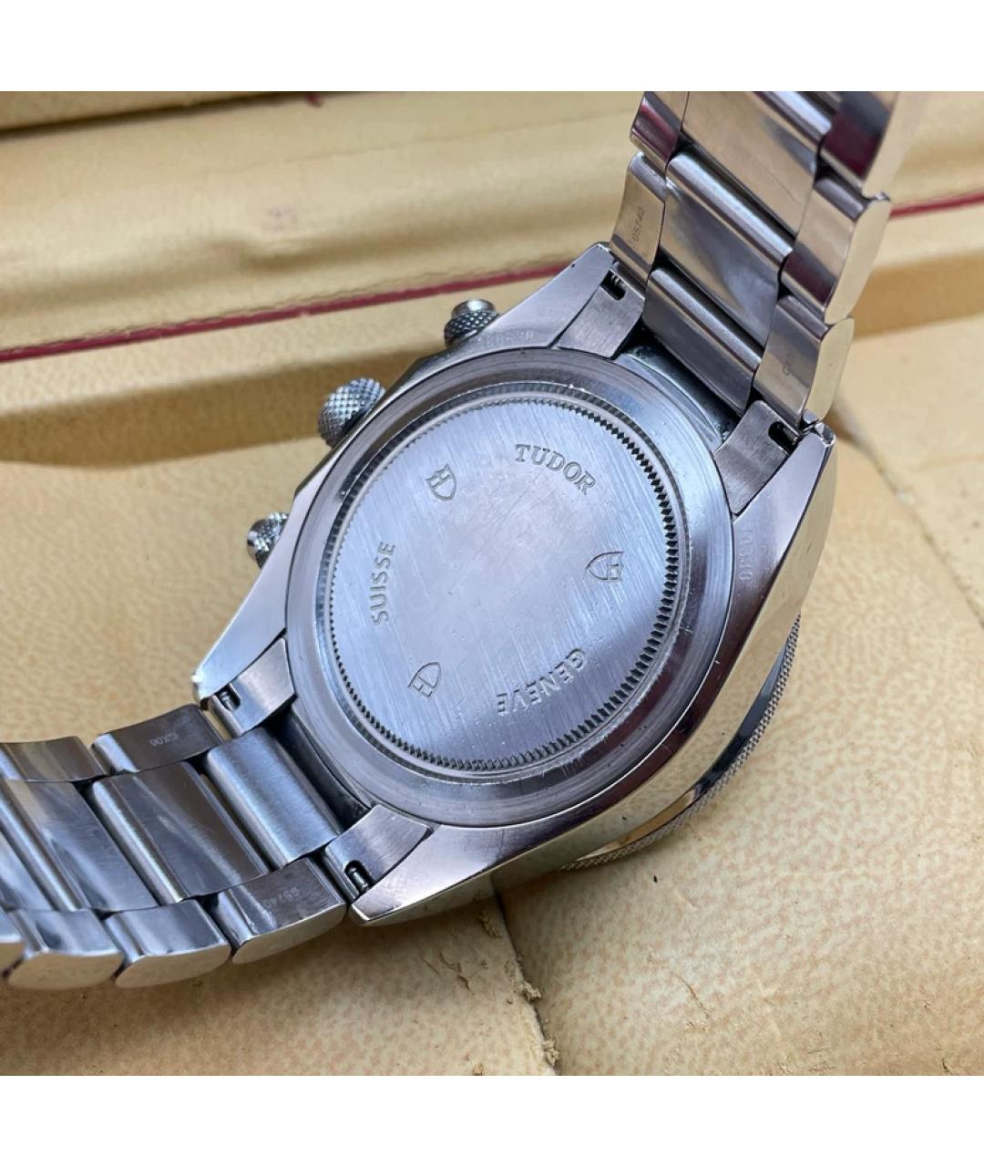 TUDOR Серебряные металлические часы, фото 4