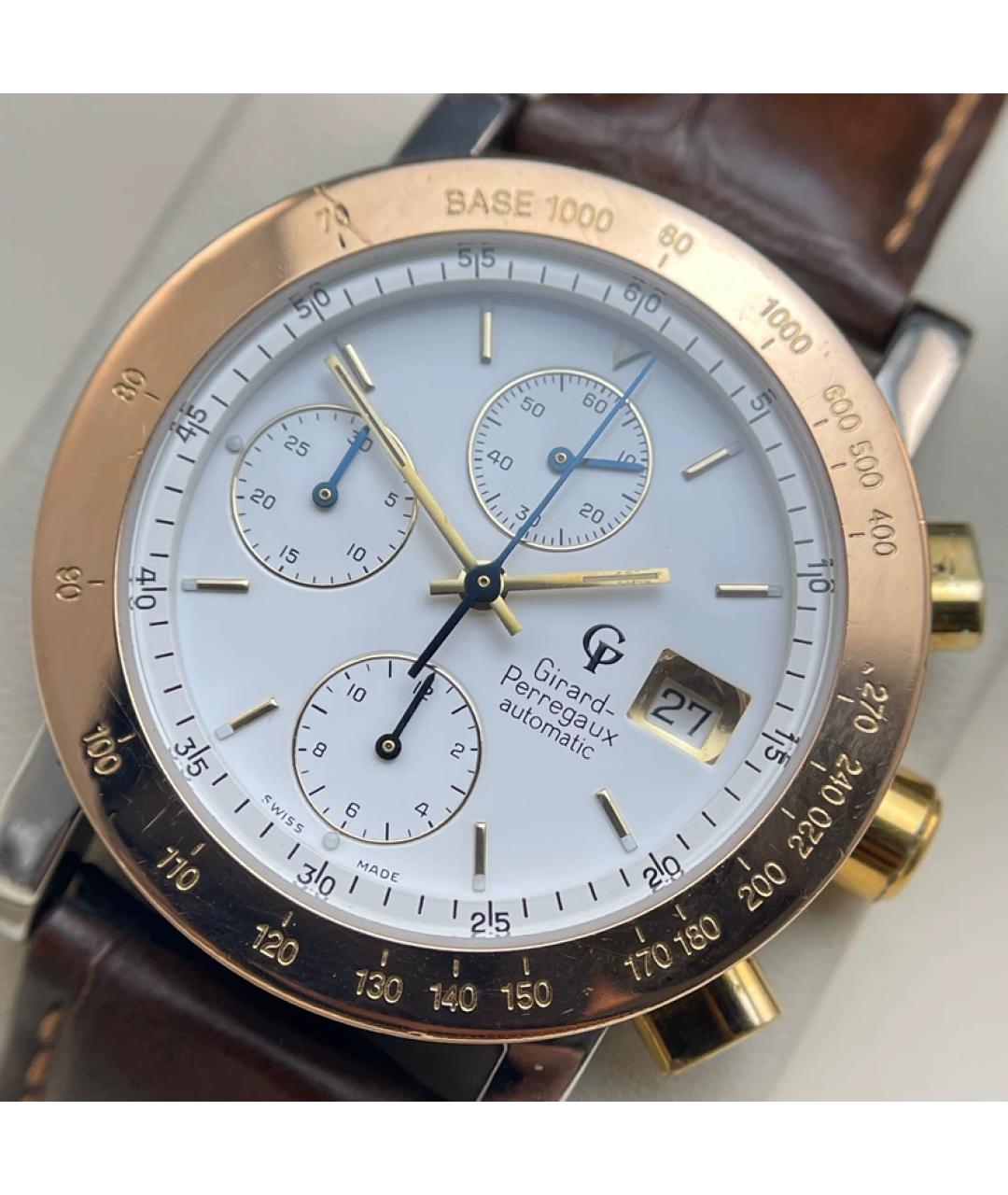 GIRARD PERREGAUX Белые часы из розового золота, фото 2