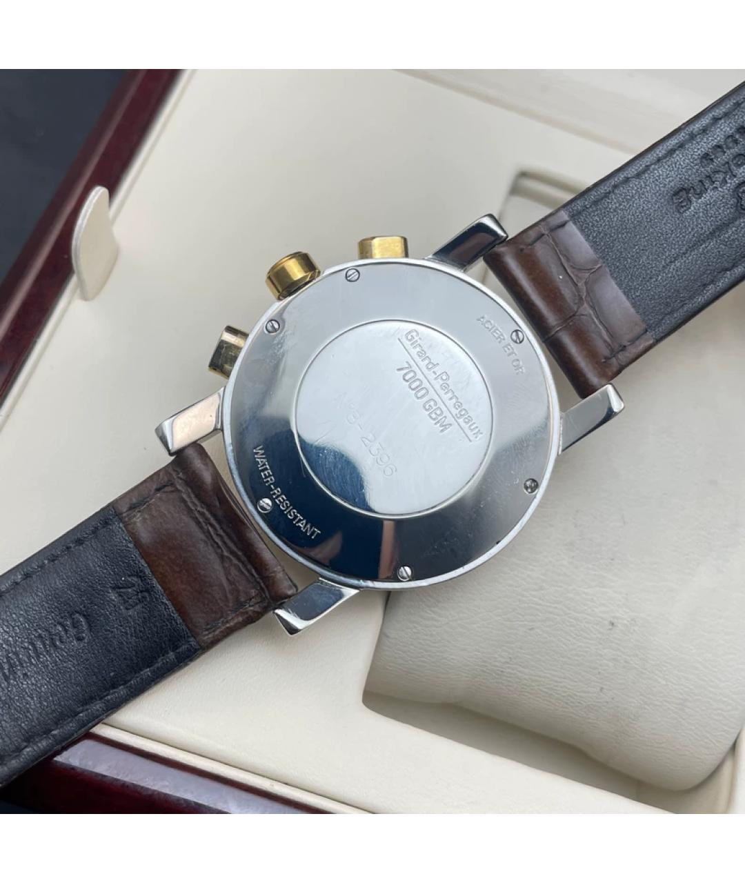 GIRARD PERREGAUX Белые часы из розового золота, фото 4