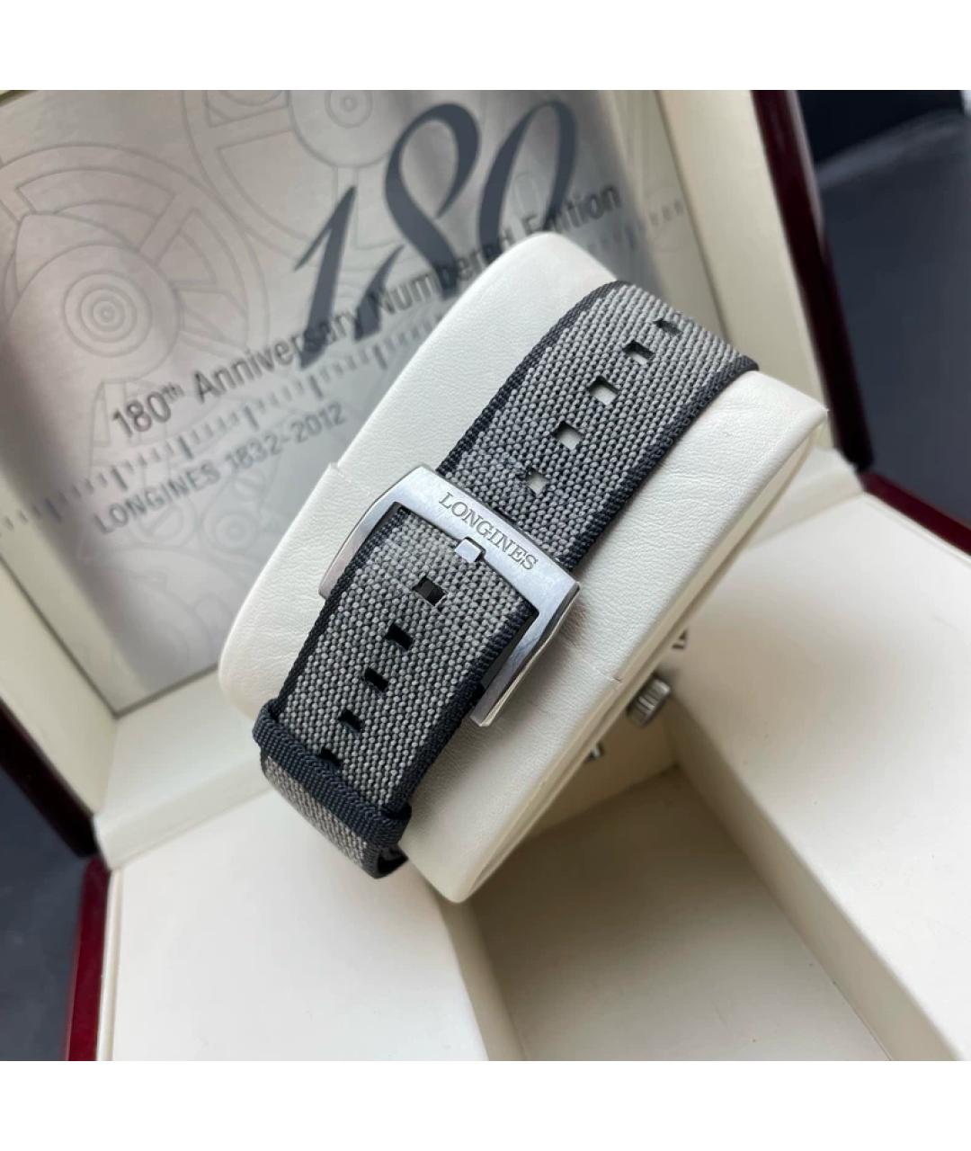 LONGINES Синие керамические часы, фото 8