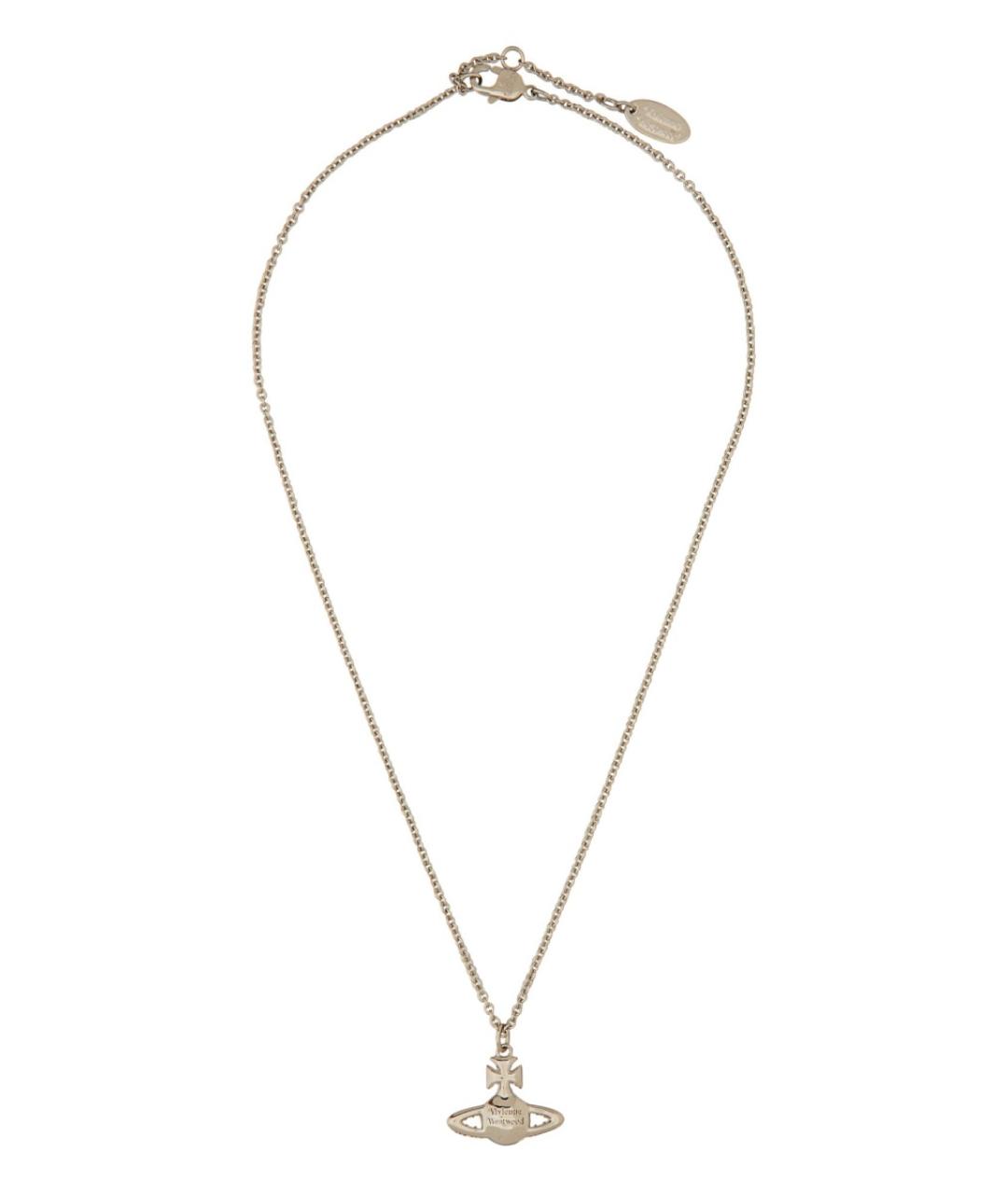 VIVIENNE WESTWOOD Золотая латунная цепочка, фото 2
