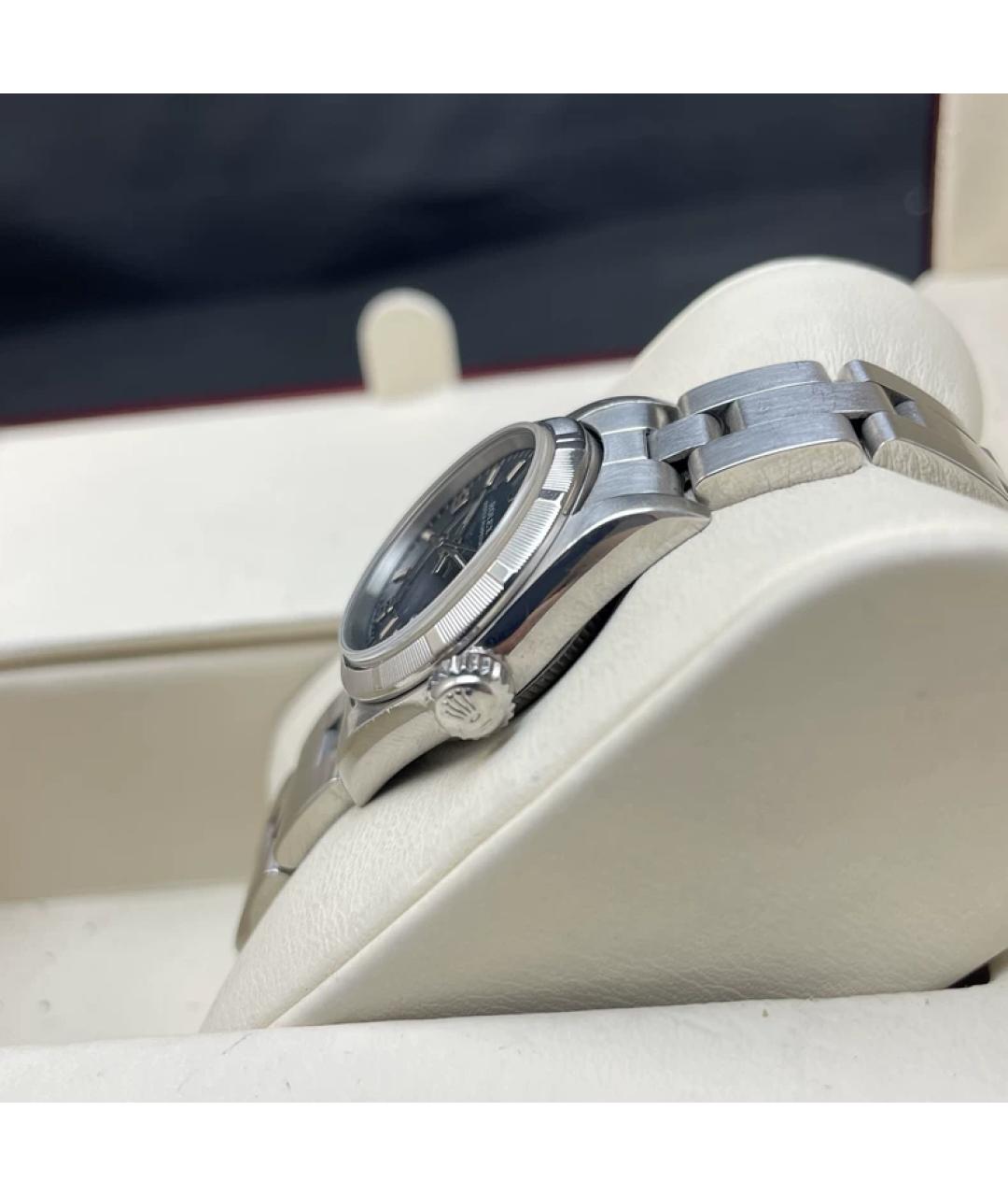 ROLEX Синие металлические часы, фото 5