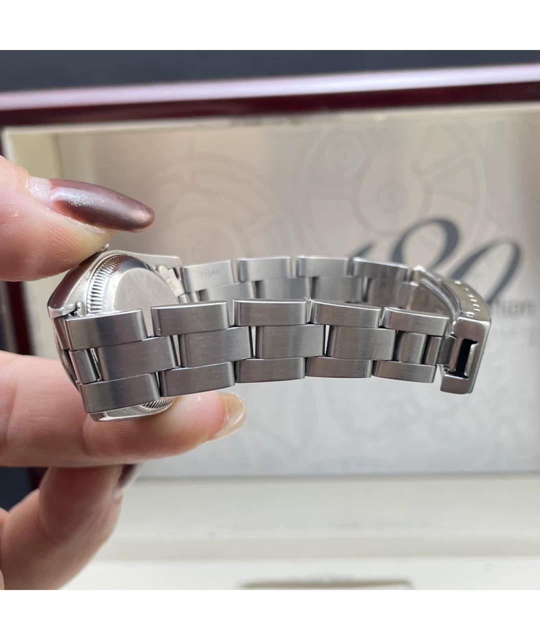 ROLEX Синие металлические часы, фото 9