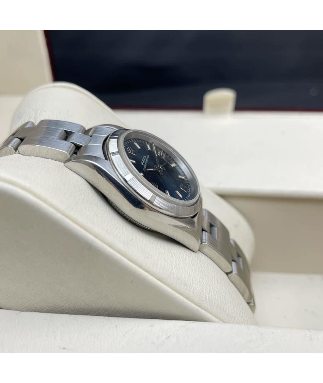 ROLEX Синие металлические часы, фото 6