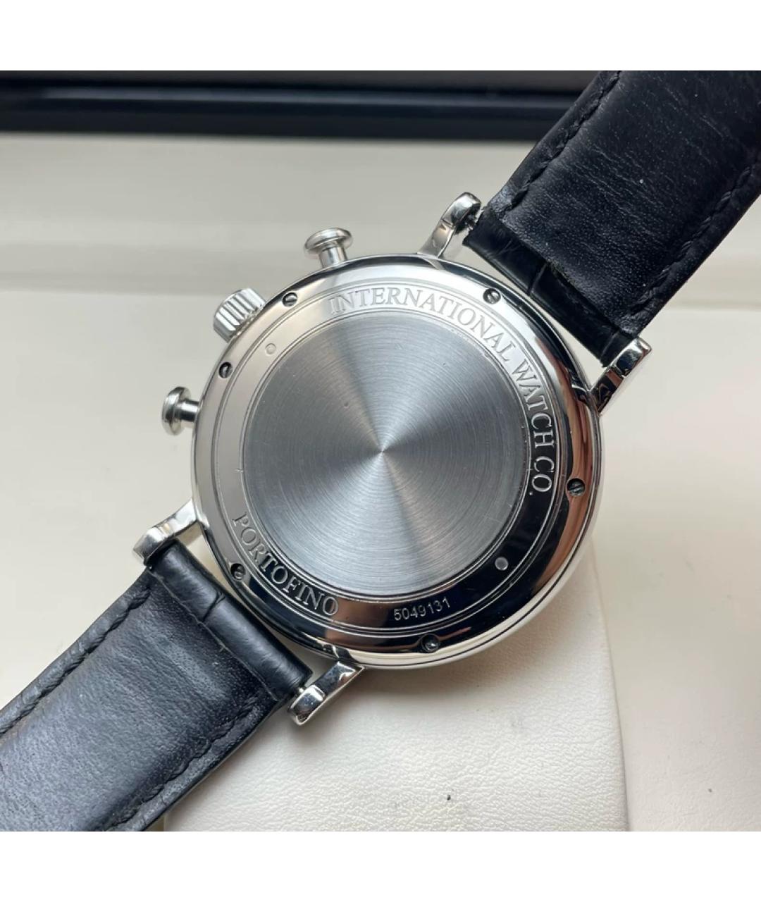 IWC Синие металлические часы, фото 4