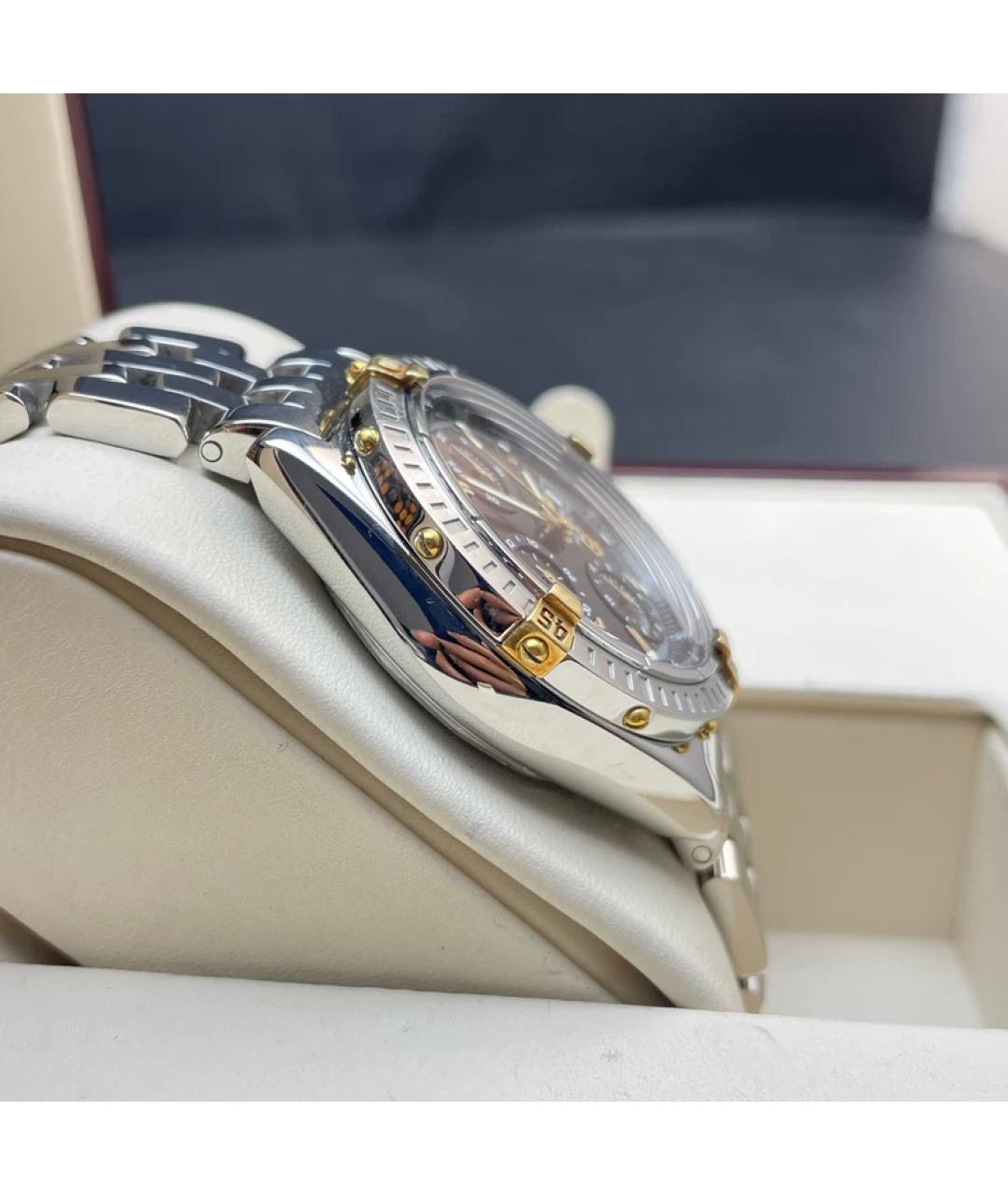 BREITLING Черные металлические часы, фото 3