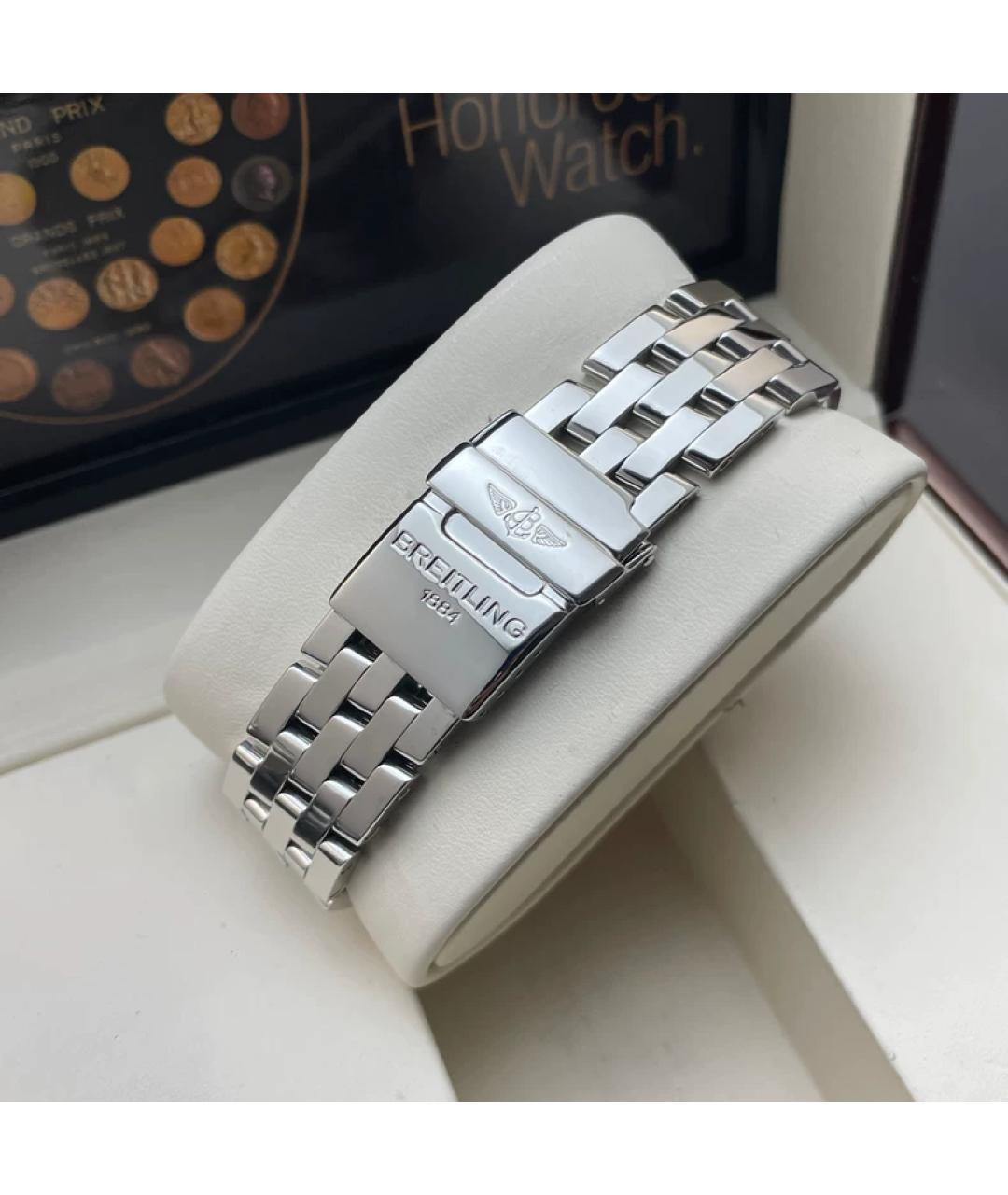 BREITLING Черные металлические часы, фото 4