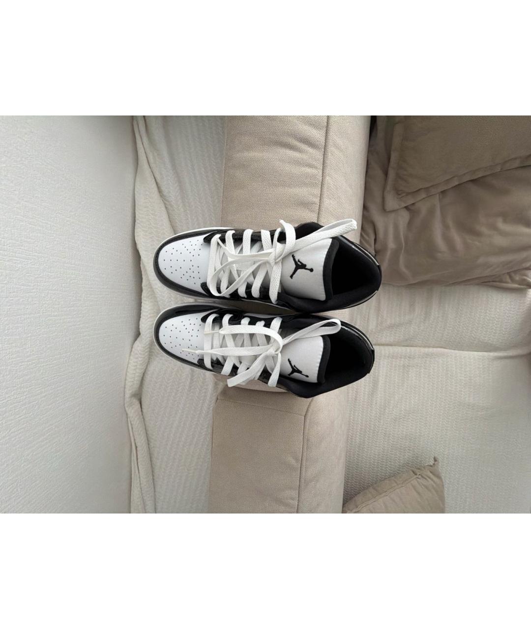 JORDAN Черные кроссовки из лакированной кожи, фото 3