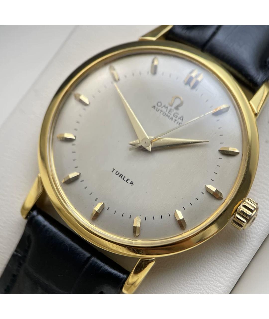 OMEGA Золотые часы из желтого золота, фото 2