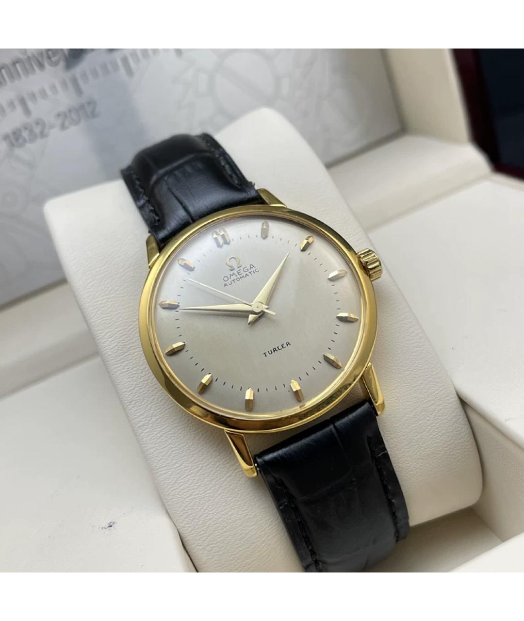 OMEGA Золотые часы из желтого золота, фото 3