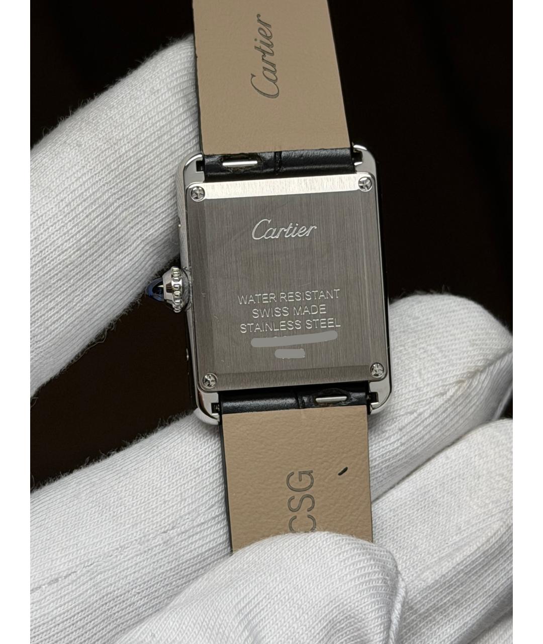 CARTIER Белые часы, фото 7