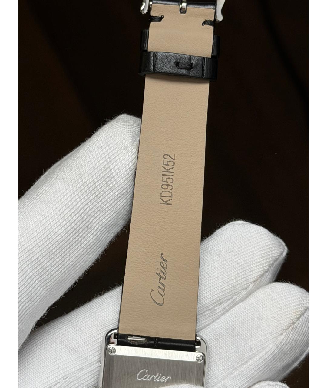 CARTIER Белые часы, фото 8