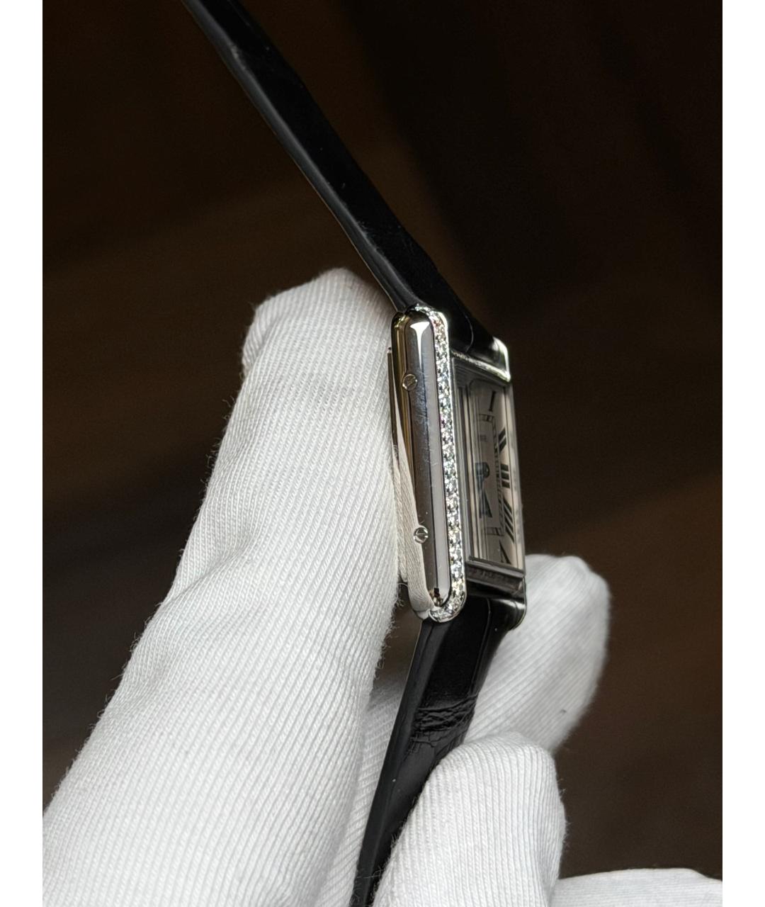 CARTIER Белые часы, фото 5