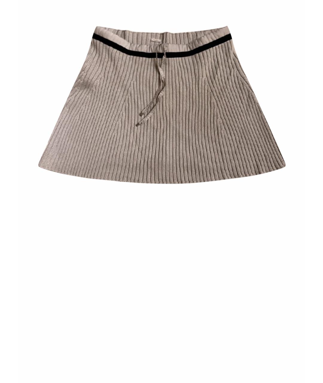 'S MAX MARA Серый шерстяной шарф, фото 1