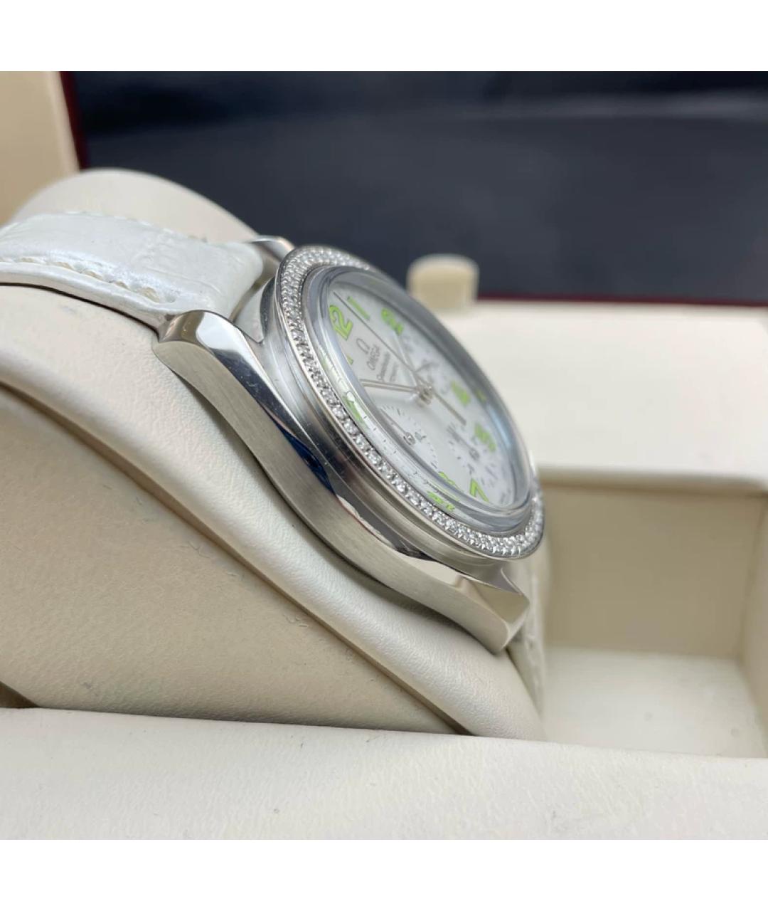 OMEGA Белые металлические часы, фото 6