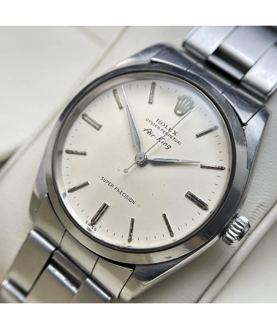 ROLEX Серебряные металлические часы, фото 2