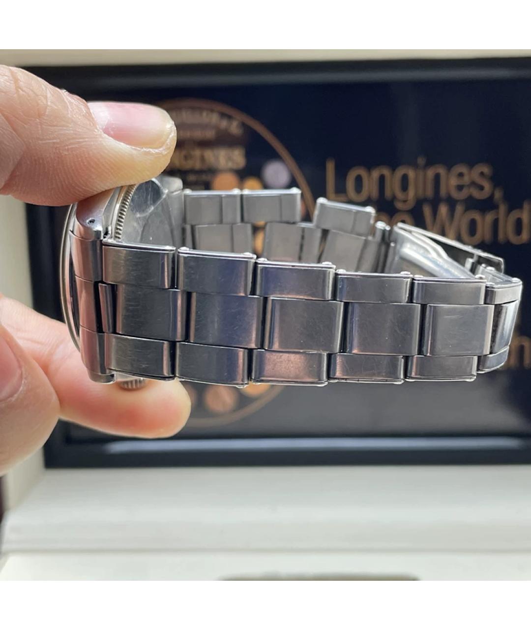 ROLEX Серебряные металлические часы, фото 9