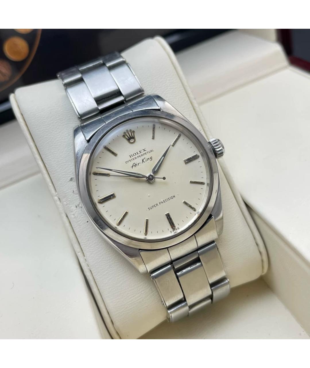 ROLEX Серебряные металлические часы, фото 3