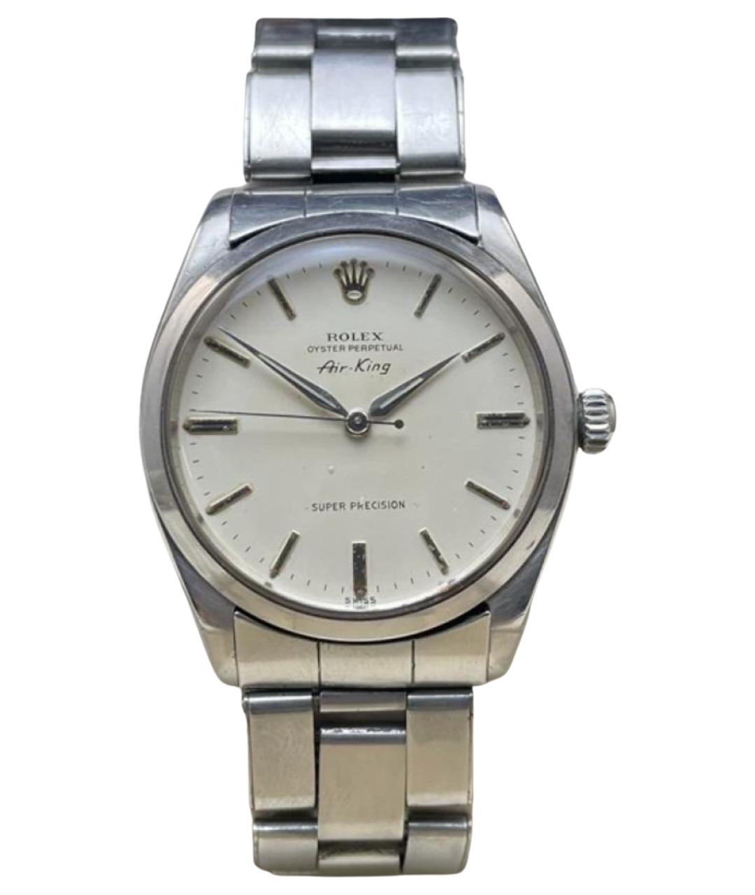 ROLEX Серебряные металлические часы, фото 1