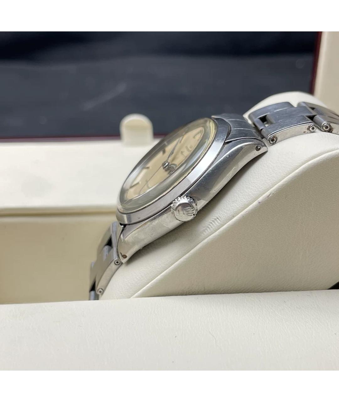 ROLEX Серебряные металлические часы, фото 5