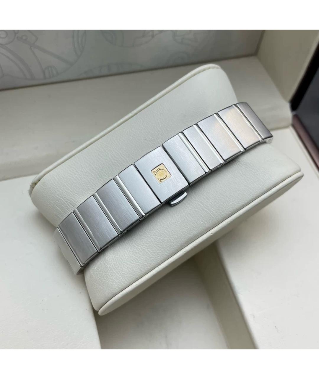 OMEGA Голубые металлические часы, фото 7