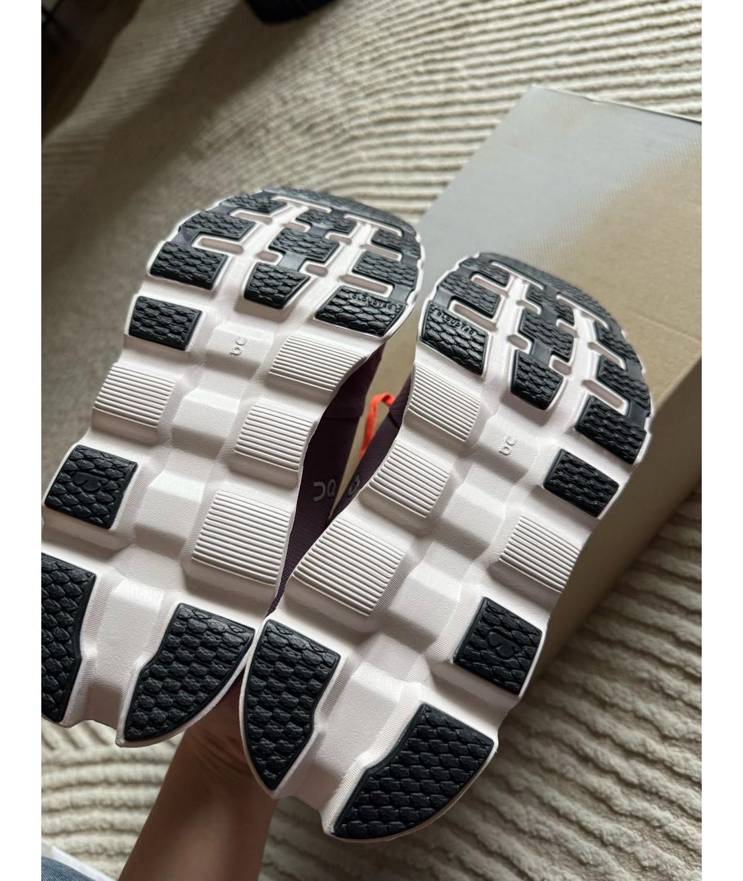 ON Фиолетовые синтетические низкие кроссовки / кеды, фото 5