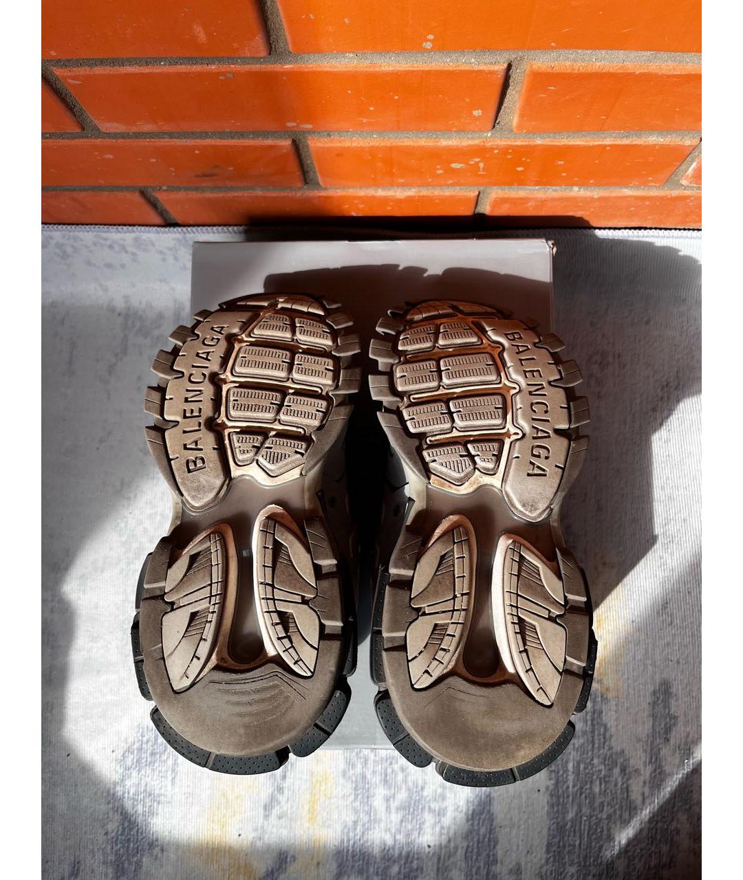 BALENCIAGA Серые низкие кроссовки / кеды, фото 7