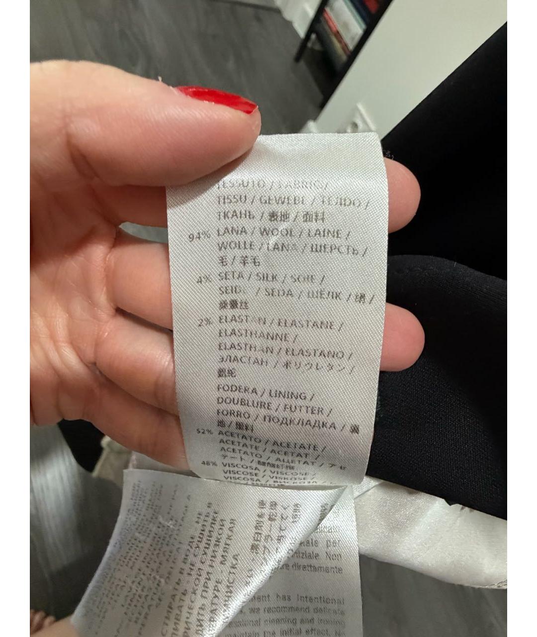 GUCCI Черный шерстяной жакет/пиджак, фото 7
