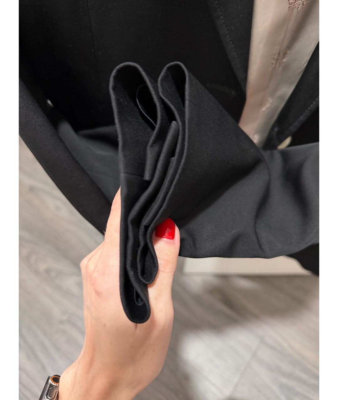 GUCCI Черный шерстяной жакет/пиджак, фото 8