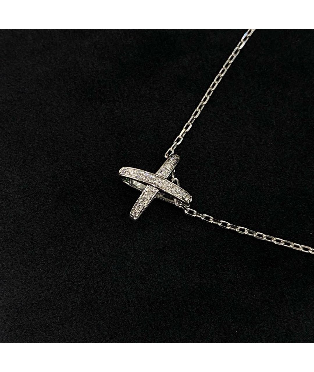 CHAUMET Серебряное колье из белого золота, фото 2