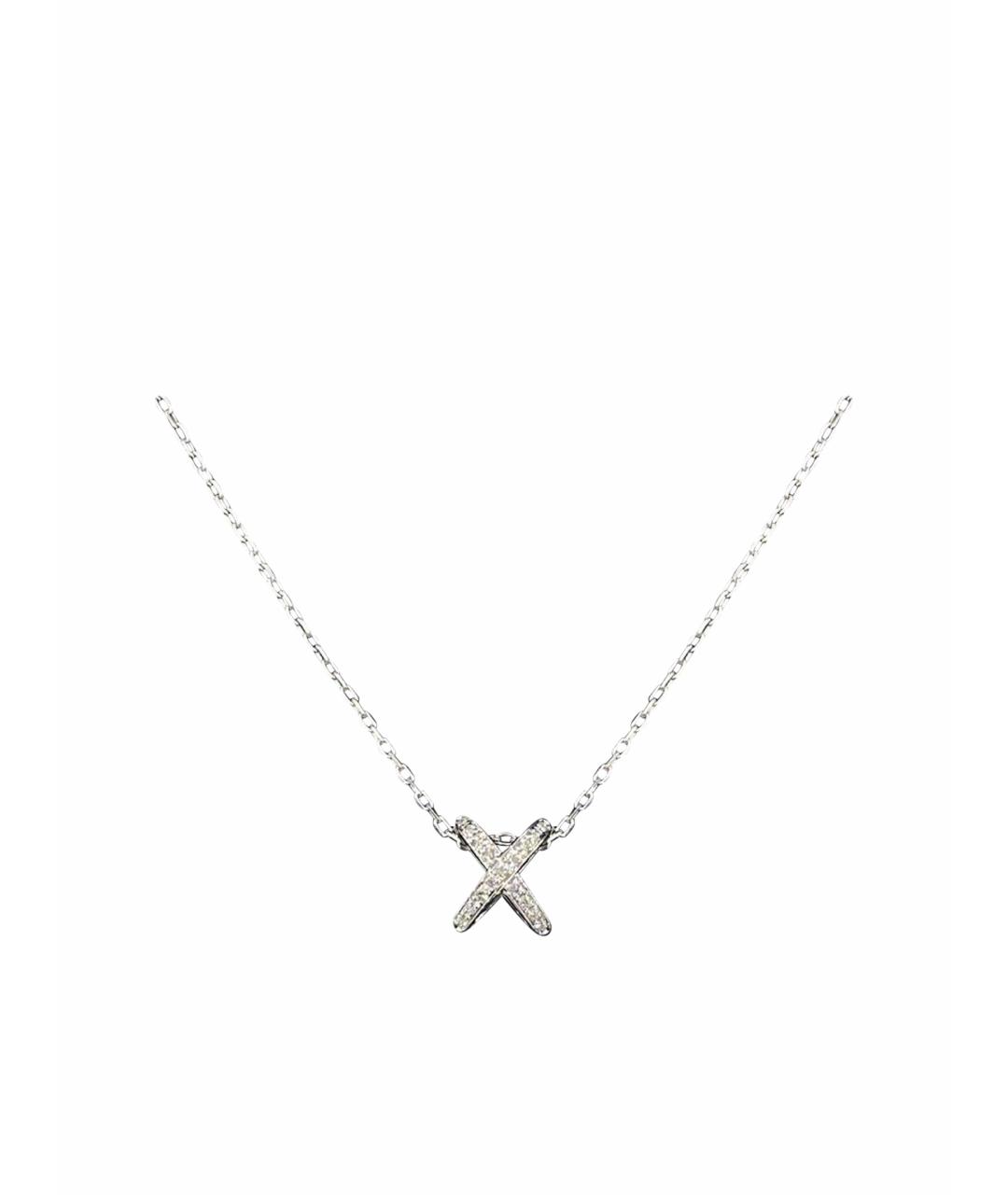 CHAUMET Серебряное колье из белого золота, фото 1