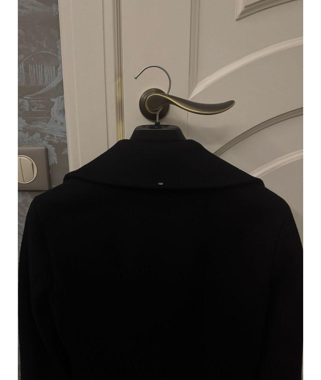 SPORTMAX Черное кашемировое пальто, фото 3