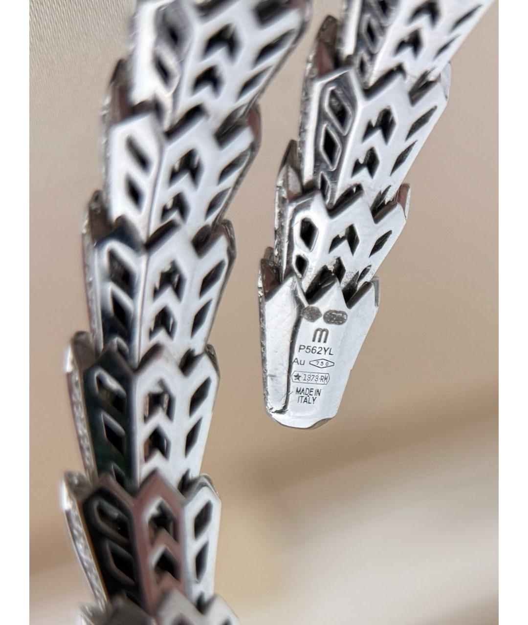 BVLGARI Серебрянный браслет из белого золота, фото 5