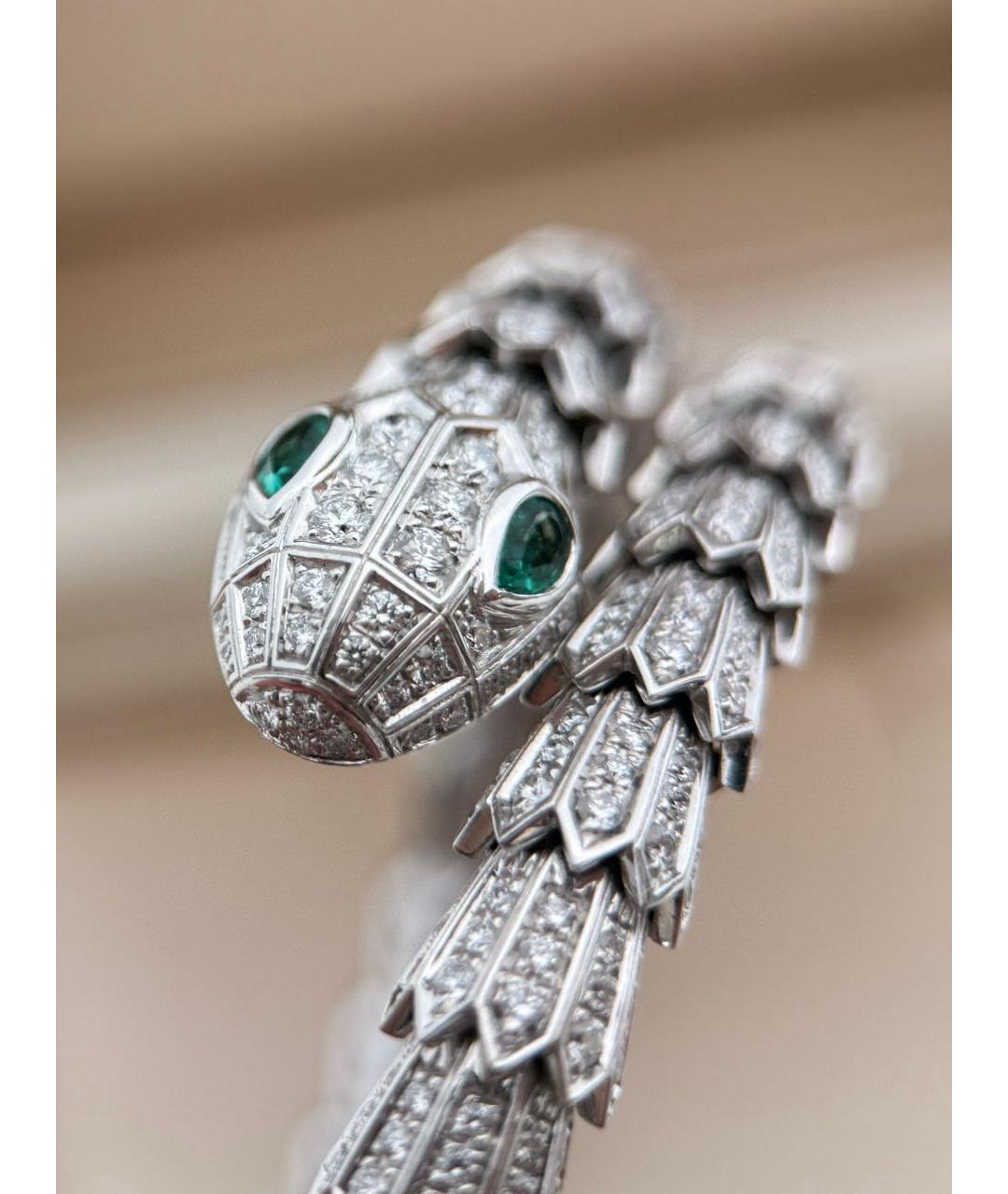 BVLGARI Серебрянный браслет из белого золота, фото 2