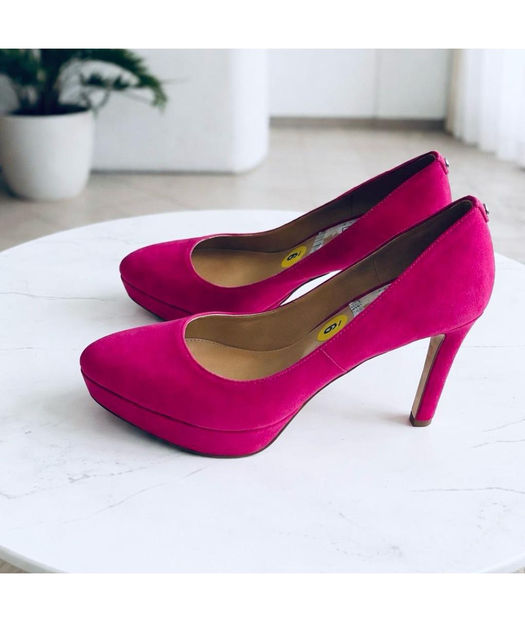 MICHAEL KORS Розовые замшевые туфли, фото 5