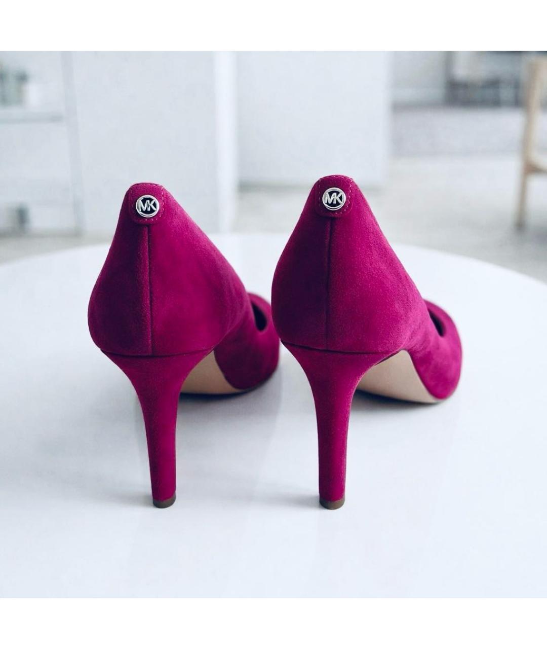 MICHAEL KORS Розовые замшевые туфли, фото 3