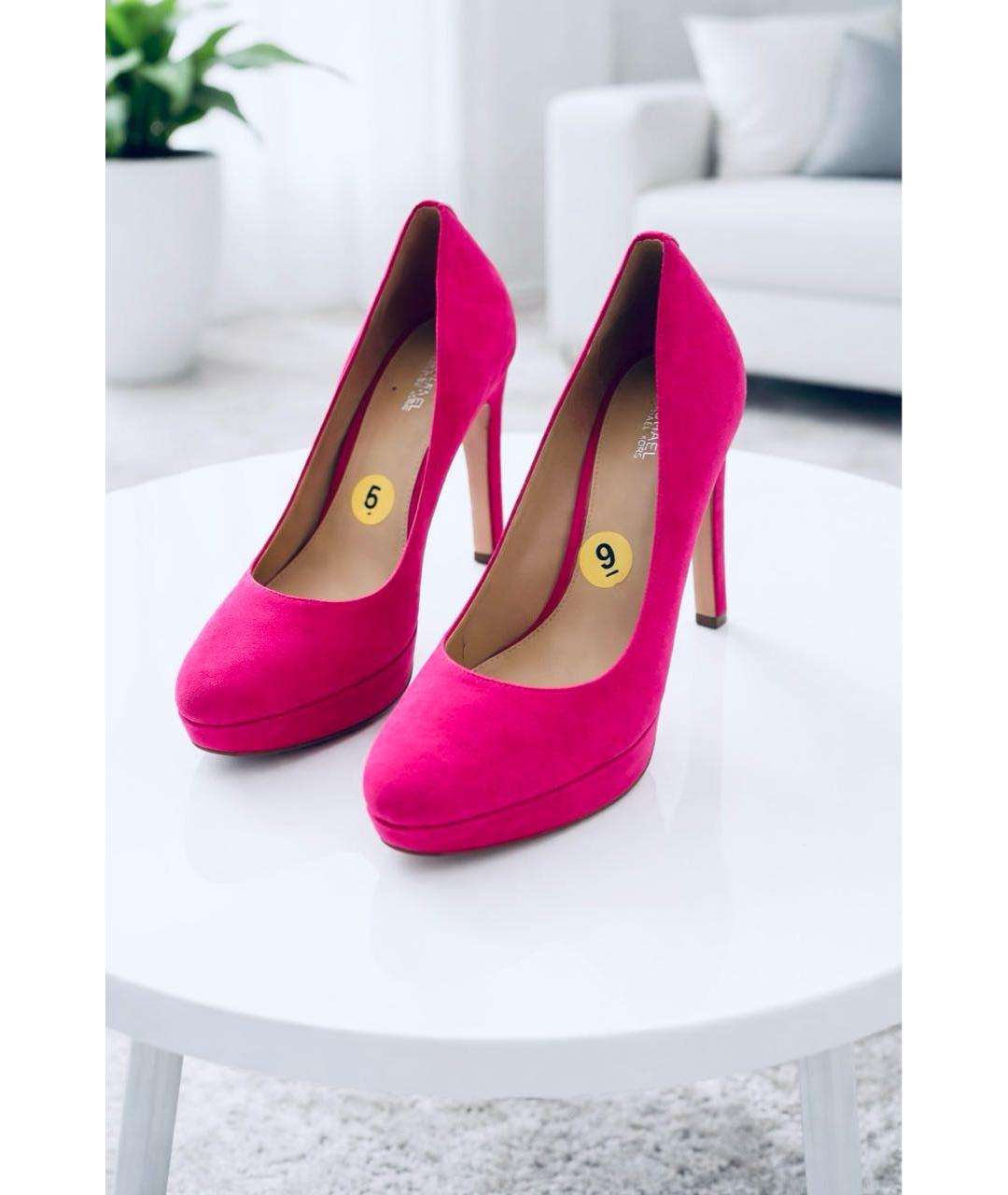 MICHAEL KORS Розовые замшевые туфли, фото 4