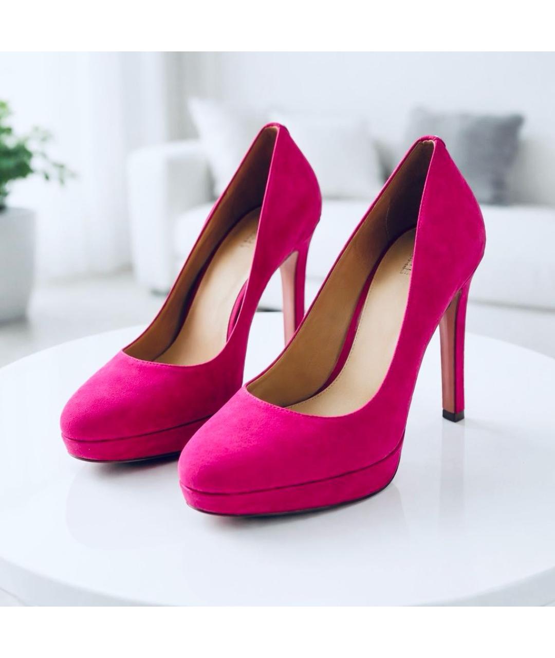 MICHAEL KORS Розовые замшевые туфли, фото 6