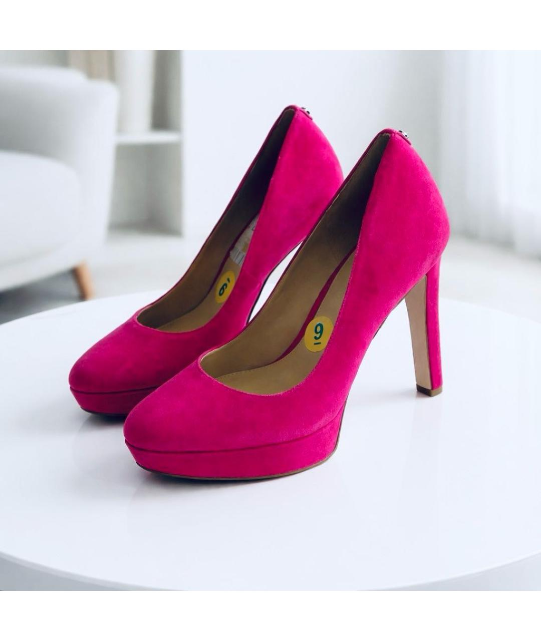 MICHAEL KORS Розовые замшевые туфли, фото 2