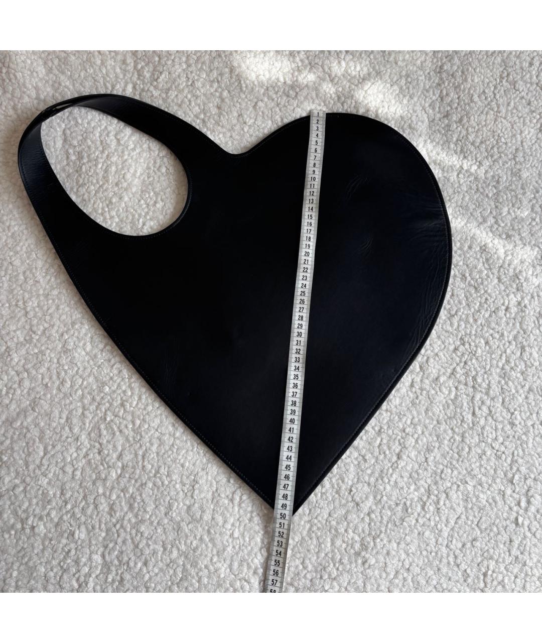 COPERNI Черная кожаная сумка с короткими ручками, фото 5
