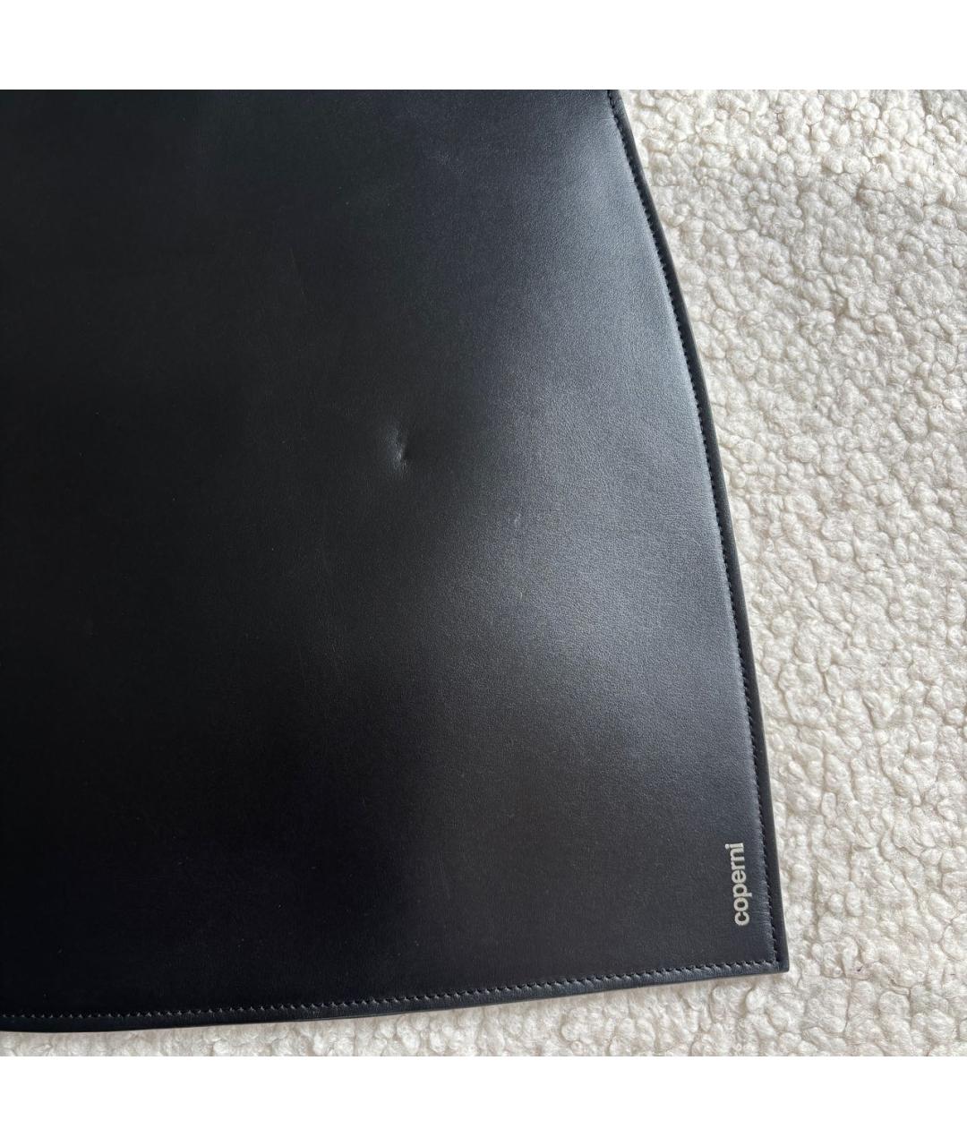 COPERNI Черная кожаная сумка с короткими ручками, фото 2