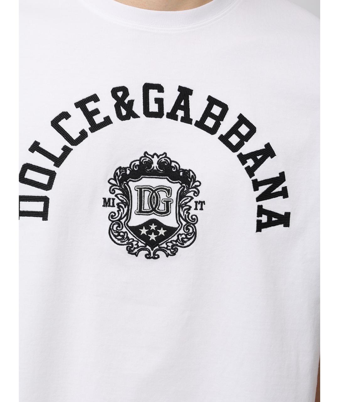 DOLCE&GABBANA Белая футболка, фото 5