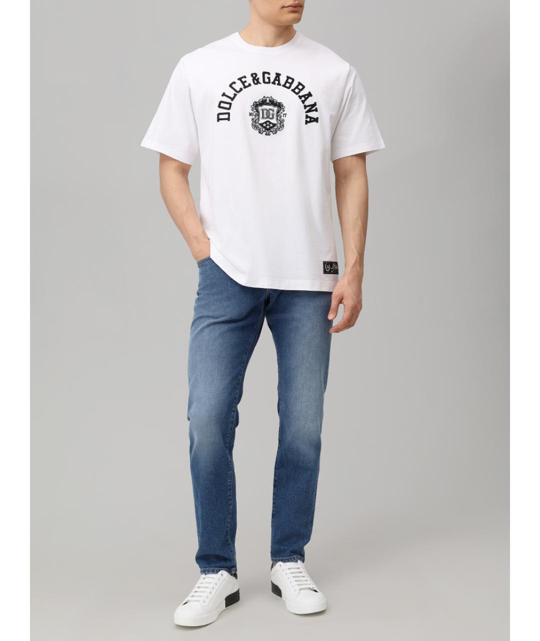 DOLCE&GABBANA Белая футболка, фото 2