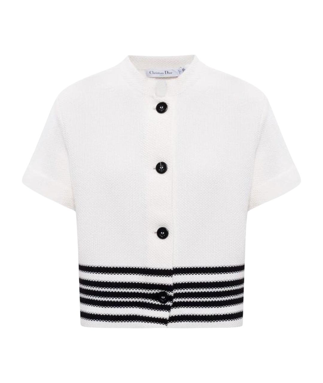 CHRISTIAN DIOR Белый жакет/пиджак, фото 1