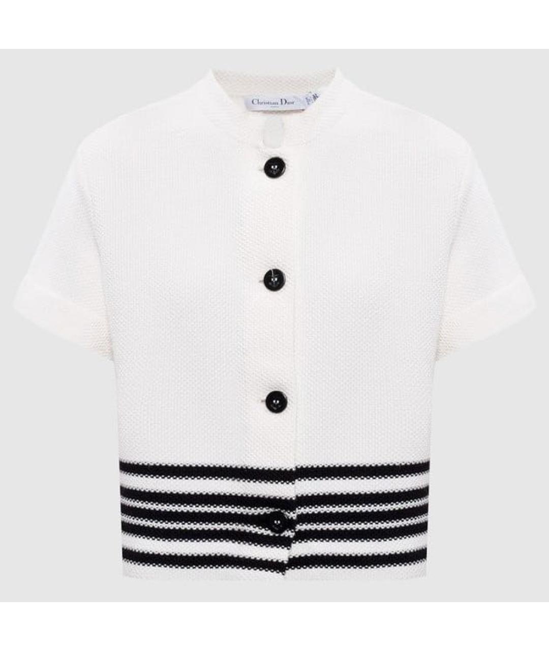 CHRISTIAN DIOR Белый жакет/пиджак, фото 4