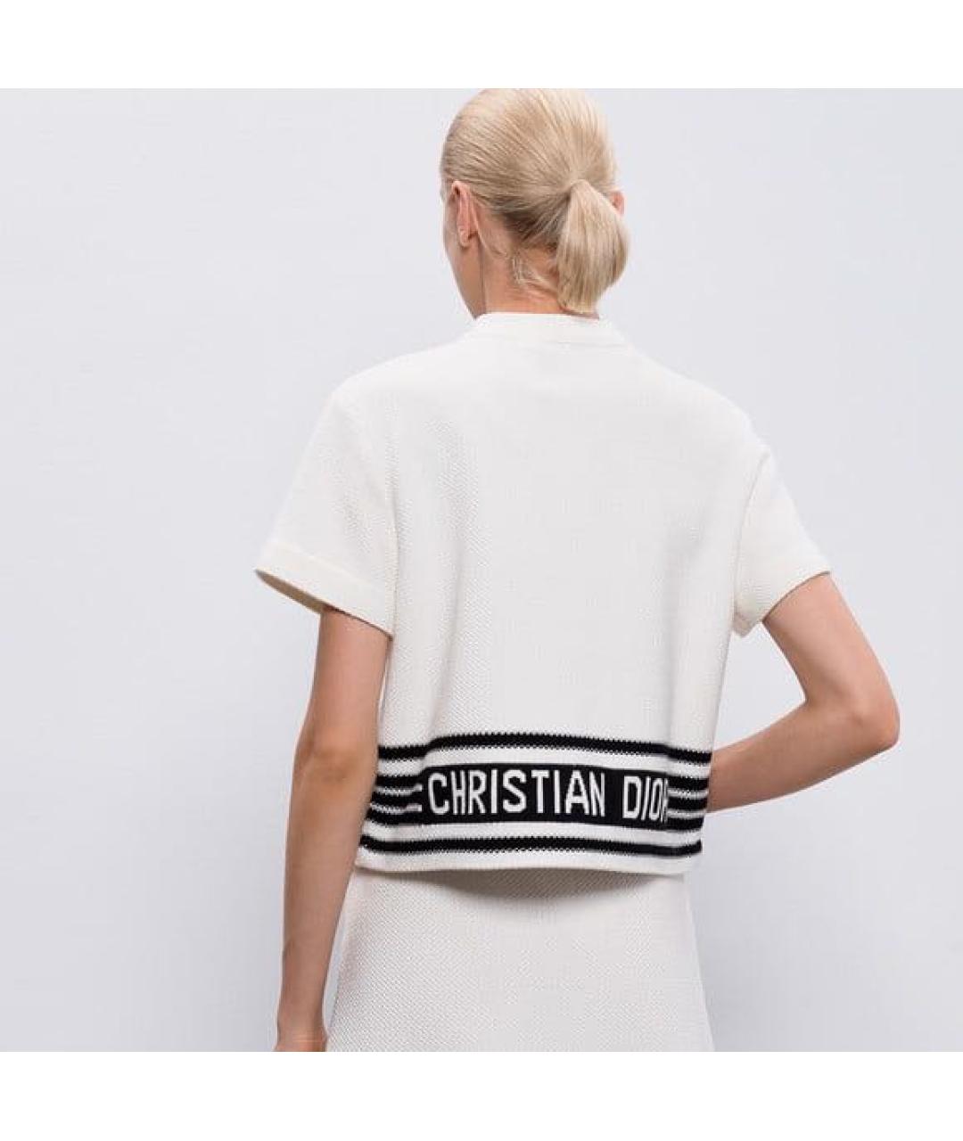CHRISTIAN DIOR Белый жакет/пиджак, фото 2